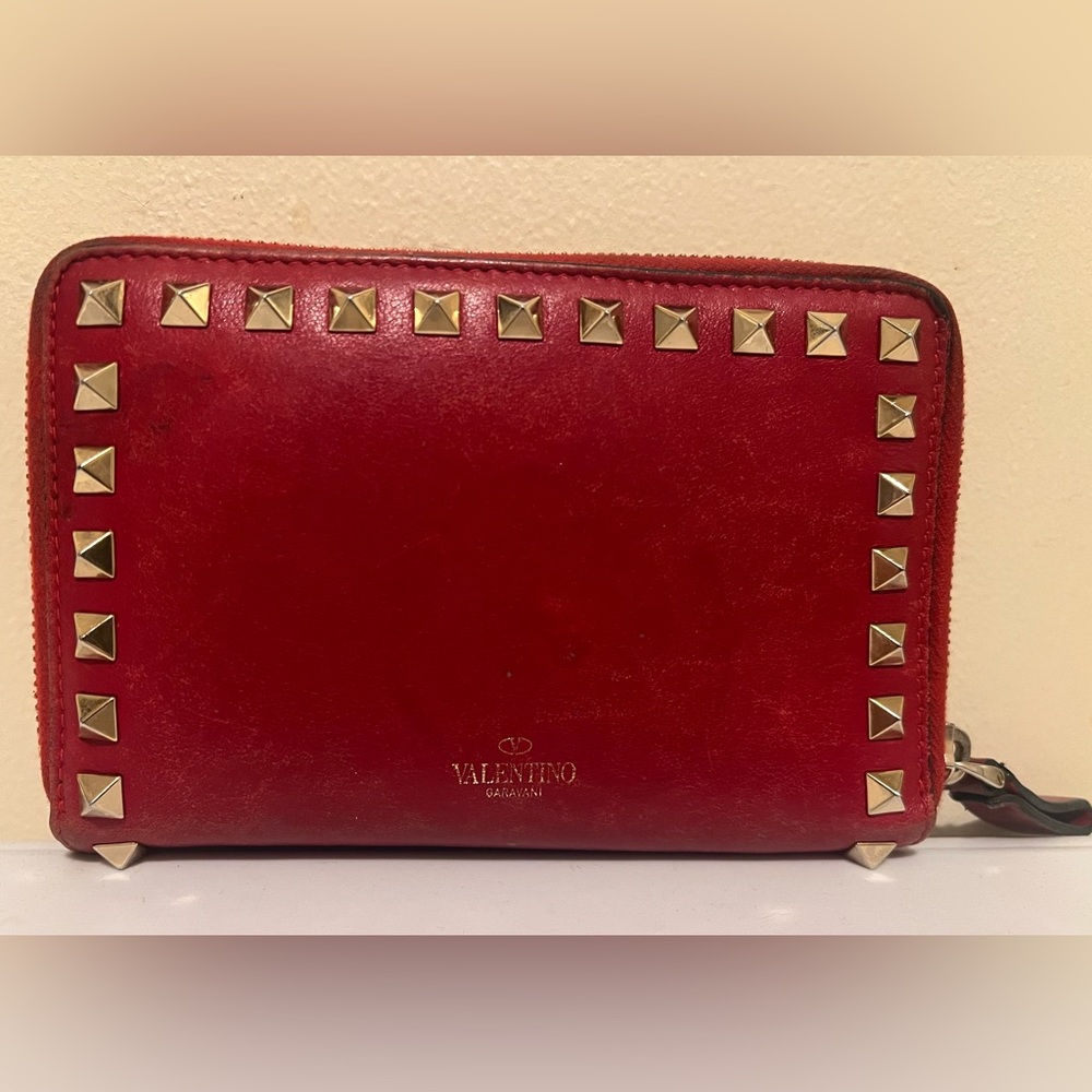 Valentino Rockstuds Continental Wallet